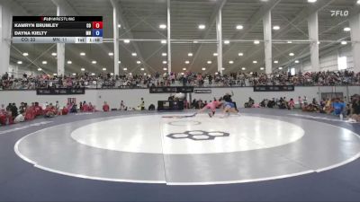 115 lbs Kamryn Brumley, Colorado vs Dayna Kielty, Minnesota