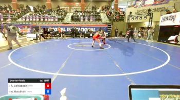 130 lbs Quarterfinal - Andrea Schlabach, Grand View University vs Allie Baudhuin, Jamestown