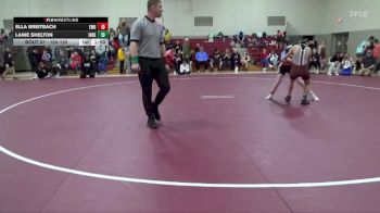 120-125 lbs 1st Place Match - Ella Breitbach, Western Dubuque Girls vs Lanie Shelton, Independence Girls