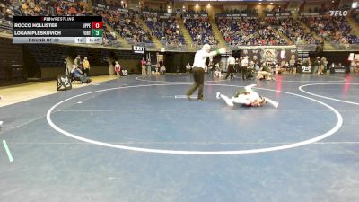 70 lbs Round Of 32 - Rocco Hollister, Upper Perkiomen vs Logan Pleskovich, Fort Cherry