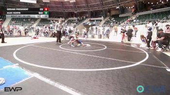 52 lbs 3rd Place - Gerami President, Victory Youth Wrestling vs Alex Korte, Wagoner Takedown Club