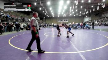 132 lbs Cons. Round 2 - Theodore Hall, Rogers vs Preston Fohey, Hannibal