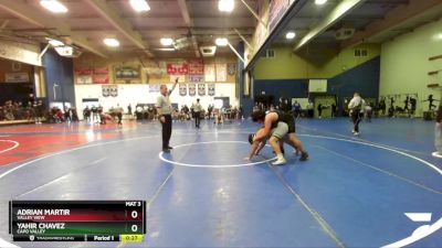 285 lbs Cons. Round 2 - Yahir Chavez, Capo Valley vs Adrian Martir, Valley View