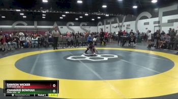 60 lbs Round 1 (8 Team) - Channing Bowman, POWA (CO) vs Dawson Wicker, Team Ohio (OH)