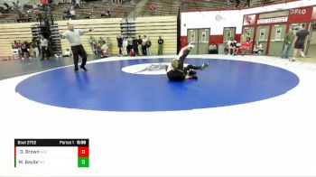 126 lbs Semifinal - Dominic Brown, Center Grove Wrestling Club vs Matthew Baylor, Milan Tribe