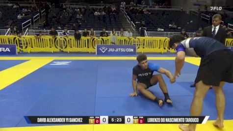 Lorenzo Do Nascimento Tarouco vs David Aleksander Yi Sanchez 2025 Pan IBJJF Jiu-Jitsu No-Gi Championship