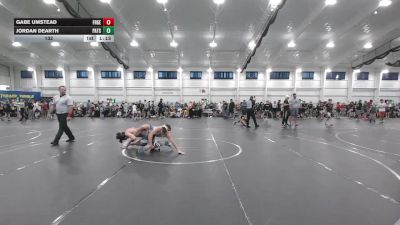 132 lbs Round 3 (4 Team) - Jordan Dearth, Patriots USA WC vs Gabe Umstead, FORGE