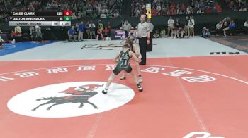 Champ. Round 1 - Dalton Brichacek, Howells-Dodge vs Caleb Clark, Sandhills/Thedford