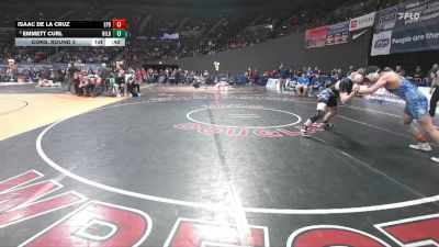 5A Boys 165 lbs Cons. Round 3 - Isaac De La Cruz, Eagle Point Boys vs Emmett Curl, Hillsboro Boys