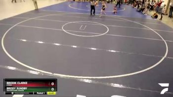 75 lbs Quarterfinal - Brodik Clarke, F/MCC vs Brody Sundby, Watertown-Mayer