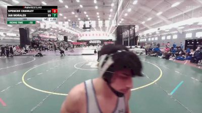 133 lbs Round 2 (4 Team) - Maximillian Connell, Marymount vs Sam Vissers, Lackawanna College