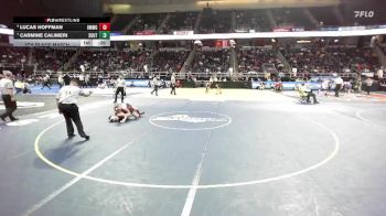 II-124 lbs 7th Place Match - Lucas Hoffman, Odessa Montour-Watkins Glen vs Carmine Calimeri, Southwestern