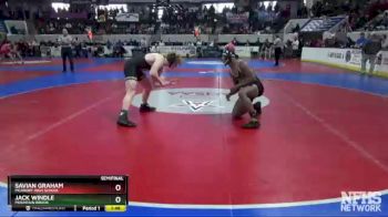 6A 182 lbs Semifinal - Savian Graham, McAdory High School vs Jack Windle, Mountain Brook