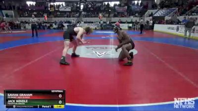 6A 182 lbs Semifinal - Savian Graham, McAdory High School vs Jack Windle, Mountain Brook