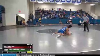 174 lbs Quarterfinal - Jack Patting, Augustana (IL) vs Francisco Martinez-Morales, Luther