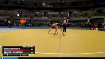 95 lbs Placement (4 Team) - Cooper Koosmann, Waconia vs Benjamin Gunlogson, UNITED