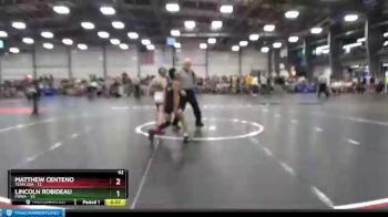 92 lbs Round 3 - Lincoln Robideau, POWA vs Matthew Centeno, Team USA