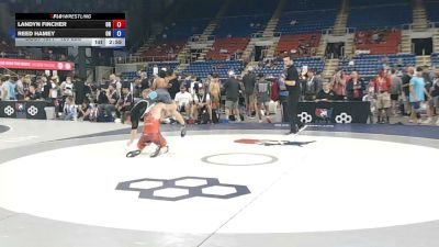 120 lbs Cons. Rd Of 64 - Landyn Fincher, Oregon vs Reed Hamey, Ohio