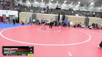110-115 lbs Round 3 - Moriah Morphet, Indian Creek WC vs Drake DeWitt, Whiteland WC