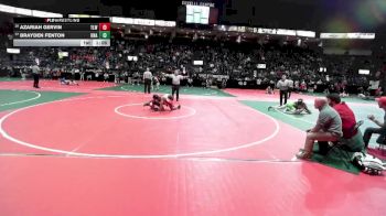 120 lbs Champ. Round 1 - Brayden Fenton, Unattached vs Azariah Gervin, TLWA