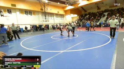 285 lbs Round 3 - Tairick Tadytin, Page vs Mason Richards, Lee Williams HS