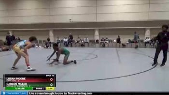 155 lbs Quarters & 1st Wb (16 Team) - Logan Moore, Kame Style vs CARSON MILLER, Garage Boyz Wrestling