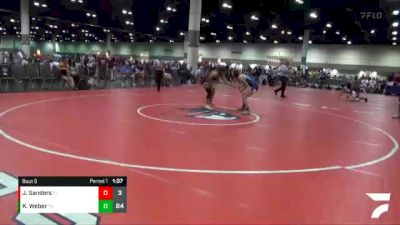 105 lbs Round 2 (8 Team) - Jenesis Sanders, CLAW vs Khloe Weber, Indiana Ice