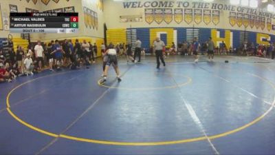 106 lbs Cons. Round 5 - Artur Nasibulin, Palmetto vs Michael Valdes, Gladiator Wrestling
