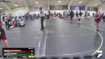 108 lbs Round 4 (6 Team) - Damien Setaro, MILO`s Misfits vs Vincent Orandello, Timberlane