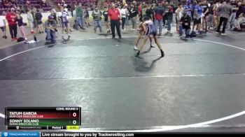 97 lbs Cons. Round 5 - Sonny Solano, Duran Wrestling Club vs Tatum Garcia, Bear Cave Wrestling Club