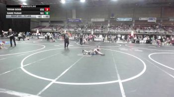 70 lbs Round Of 16 - Tryan Goss, Other Team vs Gabe Fagan, Valley Bad Boys