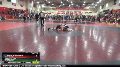 120 lbs Round 5 - Corbyn Holdeman, Crass Trained vs Derek Hoff, St. Croix Falls