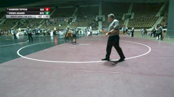 6A 215 lbs Quarterfinal - Kamden Tipton, Baldwin County vs Owen Adams, Wetumpka
