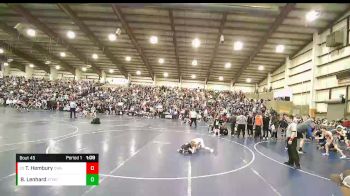 70 lbs Champ. Round 2 - Tallon Hembury, Cowan Wrestling Academy vs Bentley Lenhard, Zion Thunder Wrestling Club