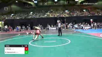 123 lbs Quarterfinal - Isaiah Morse, Team Champs vs Braeden Kleinschmit, League Of Heroes