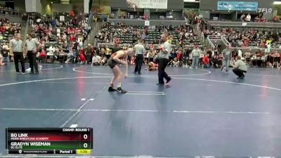 90 lbs Champ. Round 1 - Bo Link, Moen Wrestling Academy vs Gradyn Wiseman, DC Elite