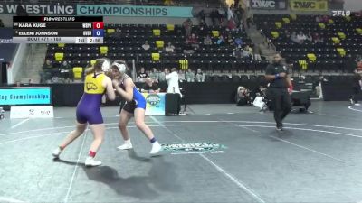 160 lbs Cons. Round 3 - Kara Kuge, Wisconsin Stevens Point vs Elleni Johnson, Grand Valley State
