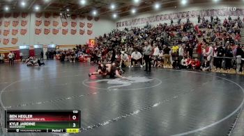 150 lbs Cons. Round 5 - Ben Hegler, Brecksville-Broadview Hts. vs Kyle Jardine, Wadsworth