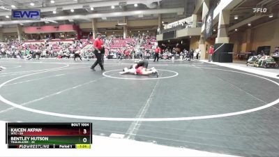 120 lbs Champ. Round 1 - Kaicen Akpan, WTC vs Bentley Hutson, Trailblazer