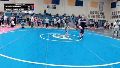 49 lbs 2nd Place Match - Cayson Hennefer, Declo Stingers vs August Van De Moere, Emmett Freestyle Wrestling Club