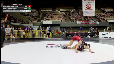 Cons. Round 1 - Mariana Gonzalez, Red Wave Wrestling vs Maya Rodriquez, Merced Bears Wrestling Club
