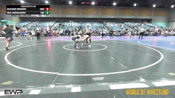 100 lbs Quarterfinal - Sloane Kruger, THURSTON COUNTY WRESTLING CLUB vs Mia Hernandez, THRESHOLD WRESTLING CLUB