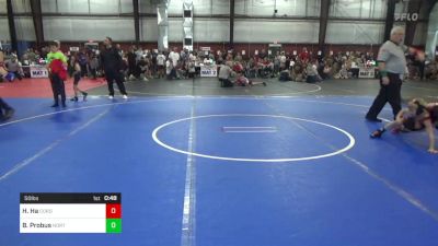 50 lbs Quarterfinal - Hunter Ha, Cordoba Trained vs Boston Probus, Northampton