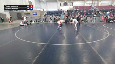 105 lbs Champ. Rd Of 16 - Gavin Martinez, Sublime Wrestling Academy vs Mason Worden, Gold Rush Wrestling