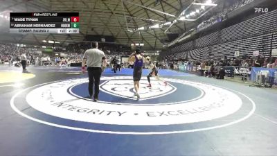 Boys 1A 150 lbs Champ. Round 2 - Wade Tynan, Zillah vs Abraham Hernandez, Nooksack Valley