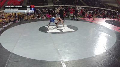 105 lbs Grace Loutzenhiser, Alaska HS Girls vs Kayne-Lin Chun, Hawaii HS Girls