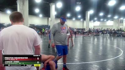 175 lbs Round 5 (6 Team) - Carson Jones, Team Michigan Blue - DEV vs Preston Wehrmeister, Team STL White