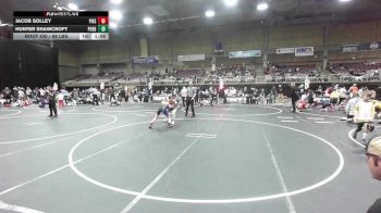 98 lbs Rr Rnd 5 - Jacob Solley, Pikes Peak Warriors vs Hunter Shawcroft, Pueblo County WC