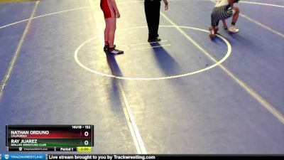 152 lbs Champ. Round 2 - Nathan Orduno, California vs Ray Juarez, Driller Wrestling Club