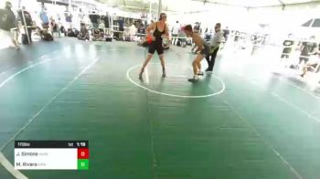 170 lbs Round Of 32 - Jack Simons, Vanguards vs Markell Rivera, Grindhouse WC